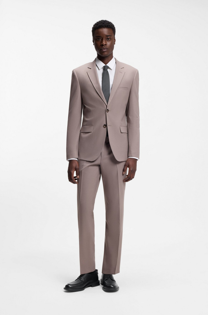 HUGO DERBY SHOES IN LEATHER WITH STRAW-PRINT VAMP outlook