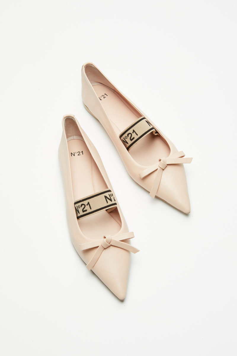 LEATHER BALLET PUMPS 5