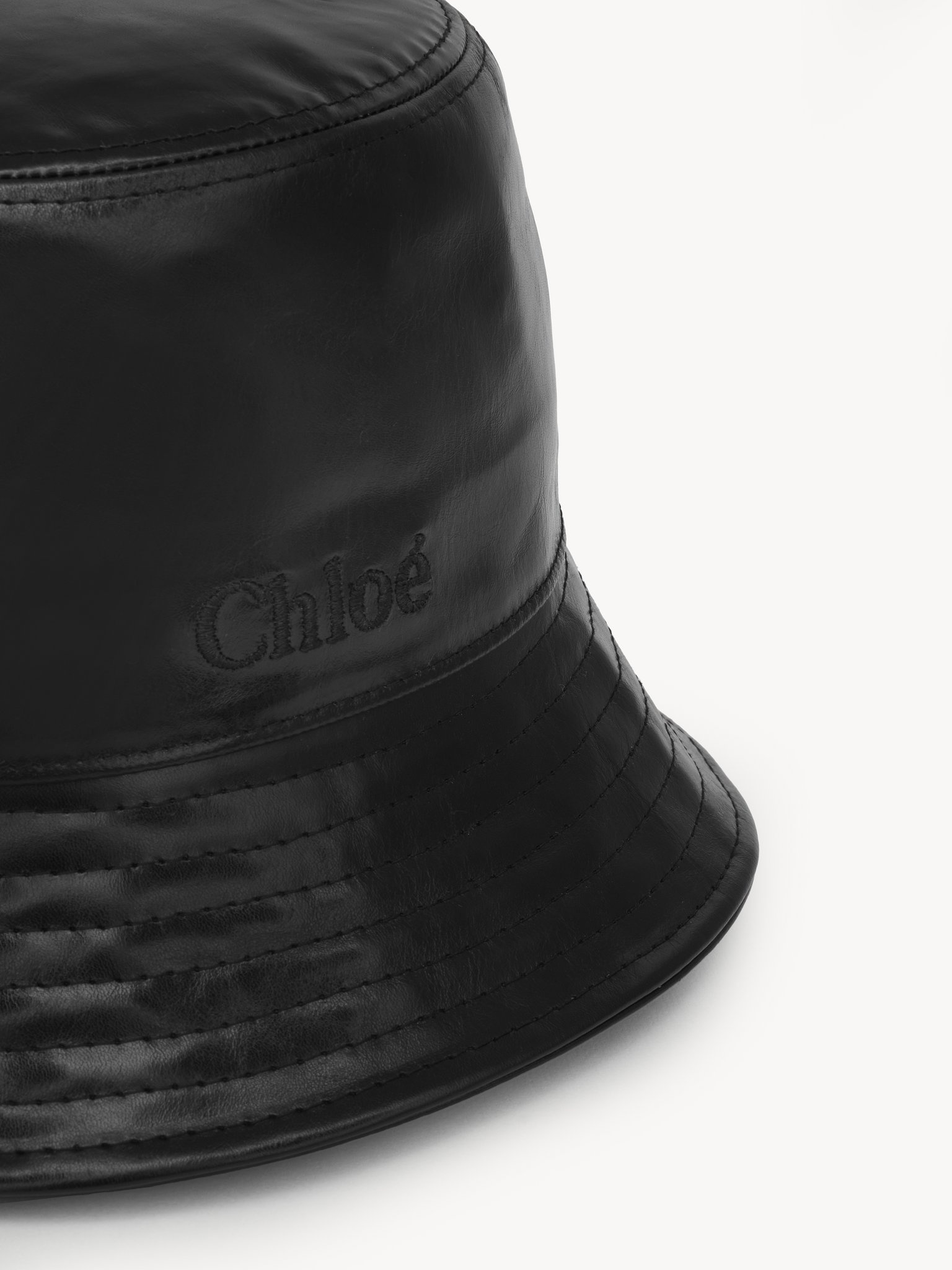 ハット CHLOE LEATHER BUCKET HAT Chloé Leather Bucket Hat | italist