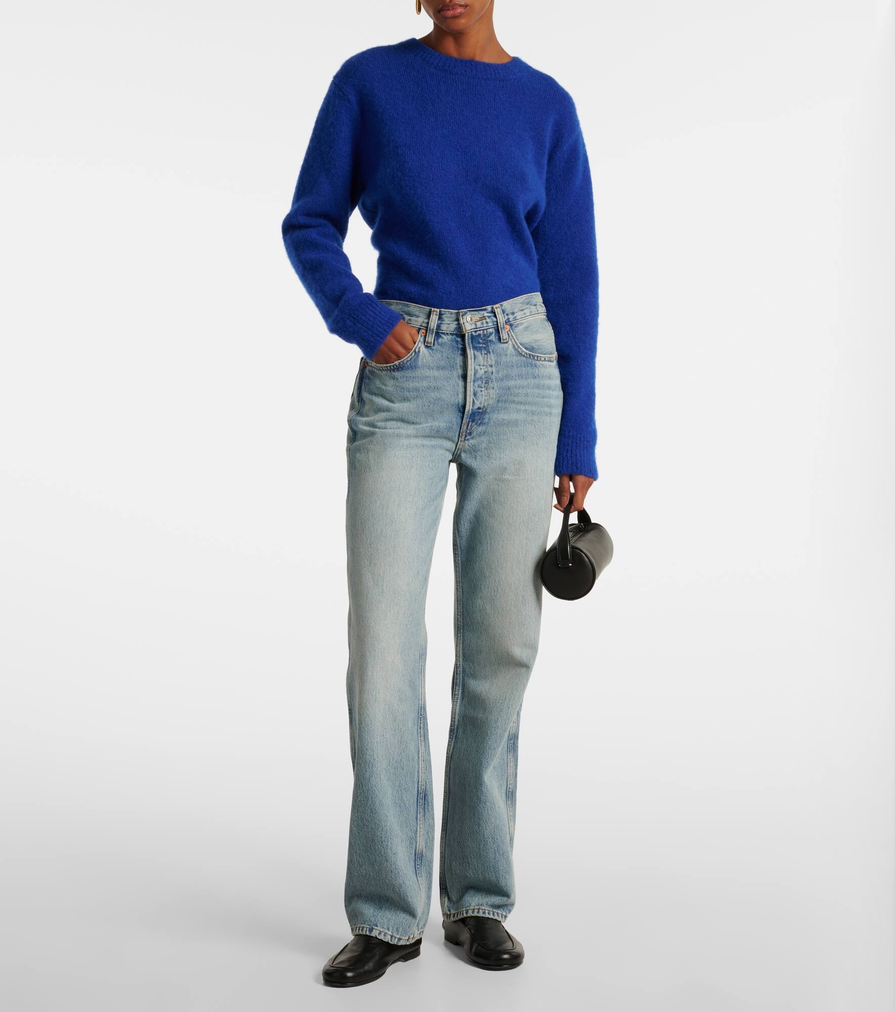 90s high-rise straight jeans - 6