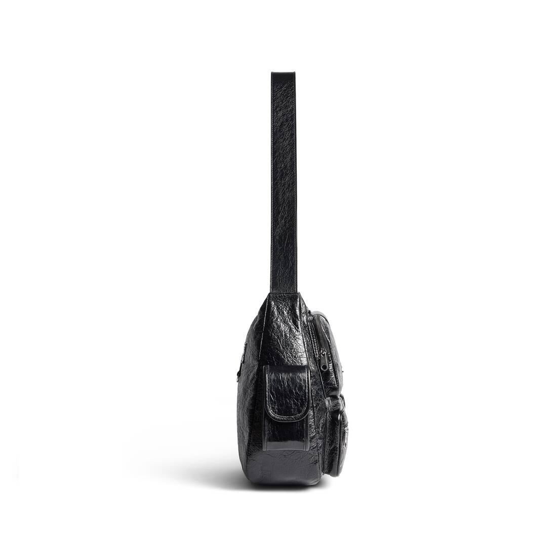 BALENCIAGA Men's Superbusy Messenger Bag in Black | REVERSIBLE