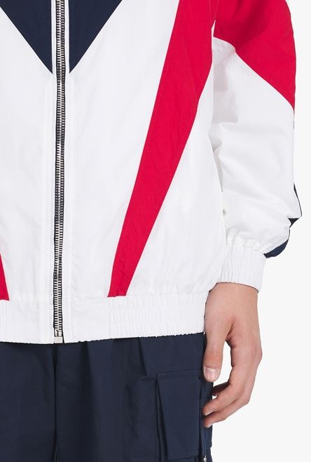 HIGH SUMMER CAPSULE - Navy blue, white and red nylon jacket - 6