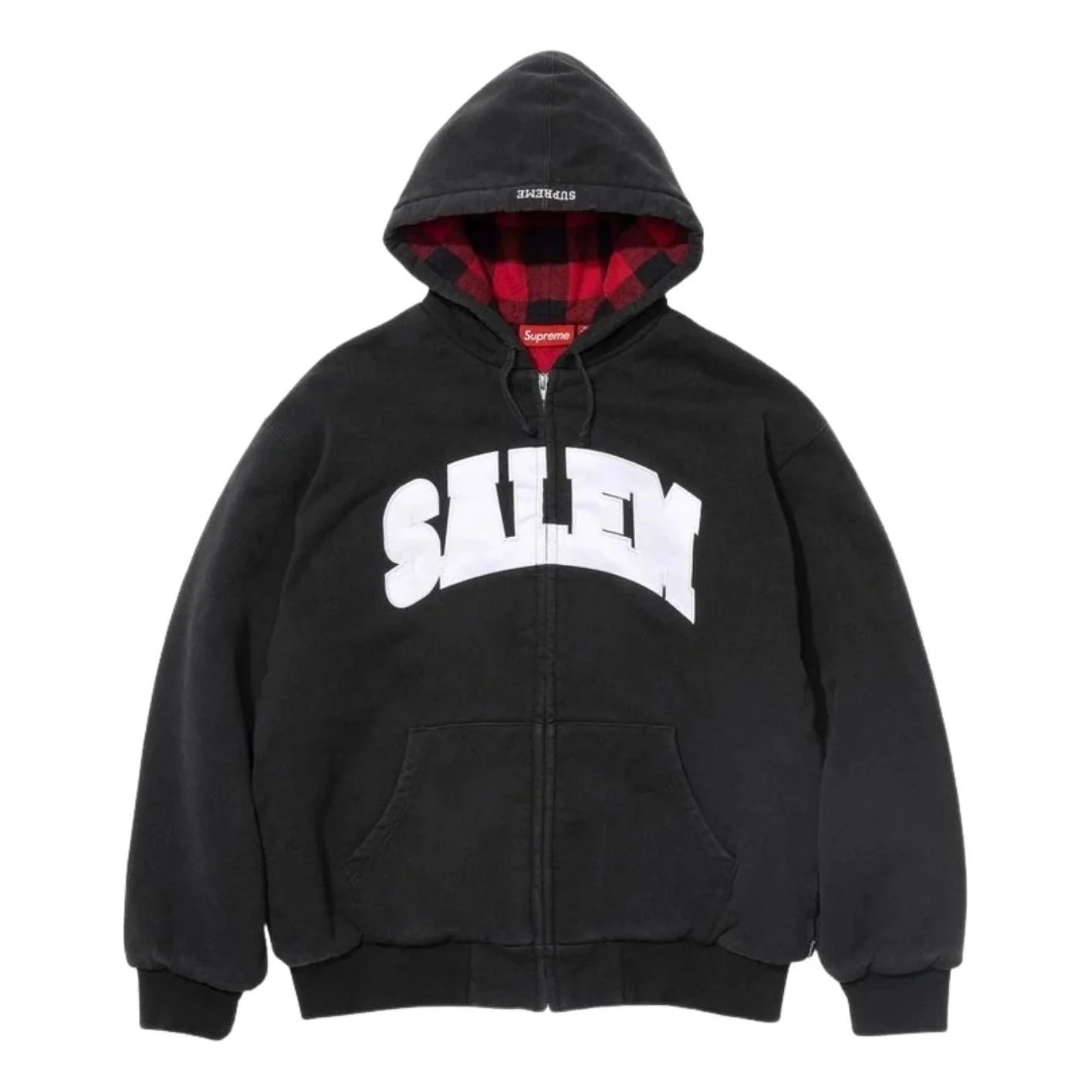 Supreme x SALEM SS26 Zip Up Hooded Sweatshirt 'Black' SUP-SS26-270-BLK - 1