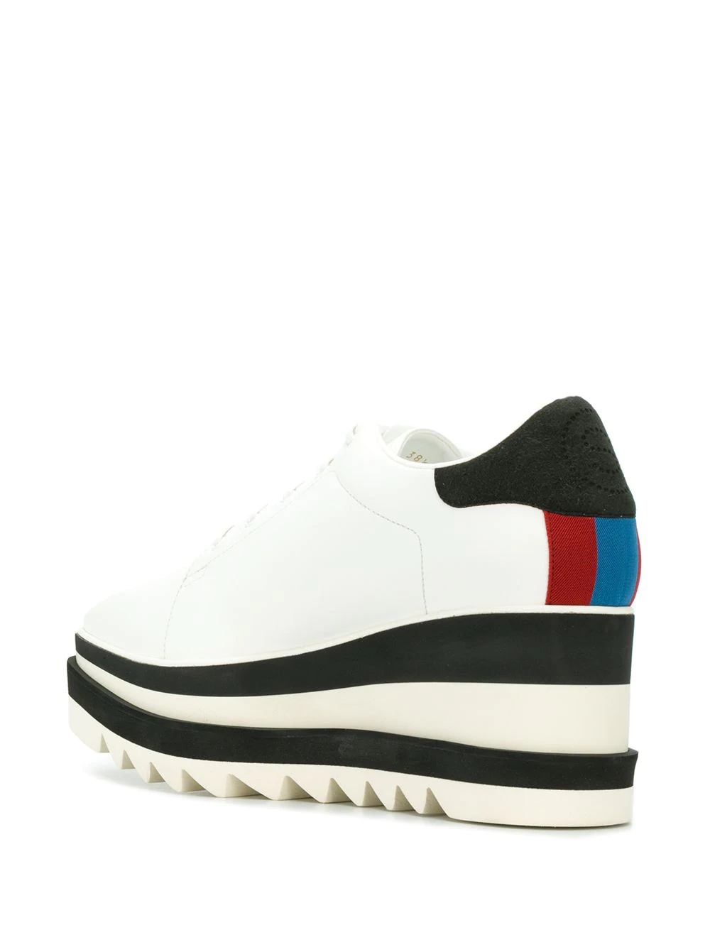 Elyse striped platform sole sneakers - 3