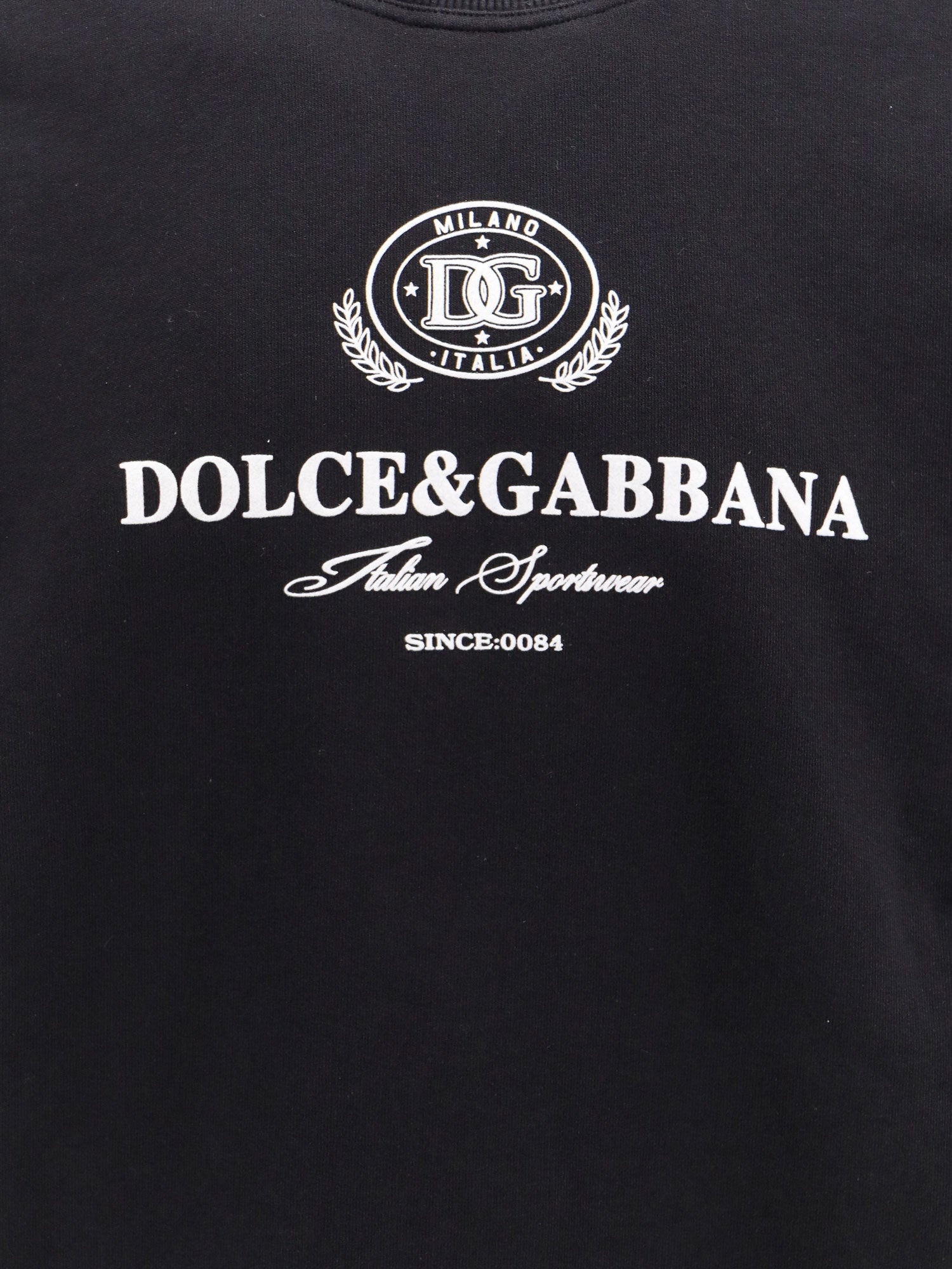 Dolce & Gabbana Man Sweatshirt Man Black Sweatshirts - 3