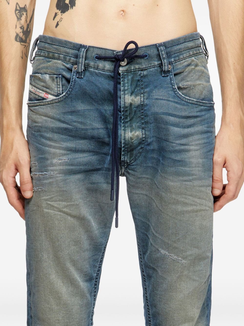 drawstring jeans - 5