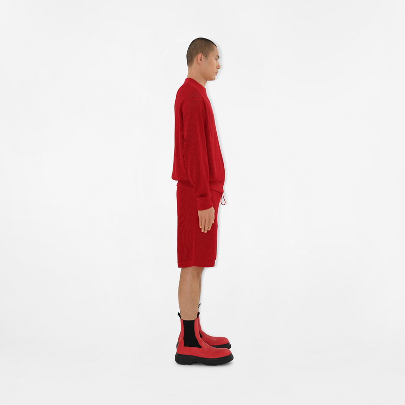 Silk Cotton Mesh Shorts 3