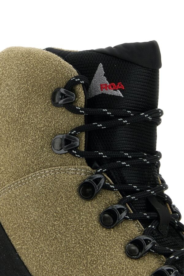 スニーカー ROA Two-tone leather and rubber Andreas ankle boots ROA Two-tone leather and rubber Andreas ankle boots