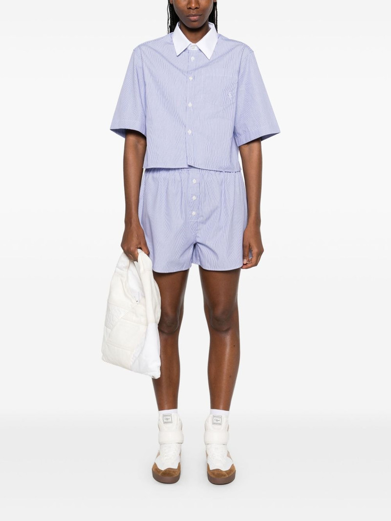 Sporty & Rich striped shorts outlook