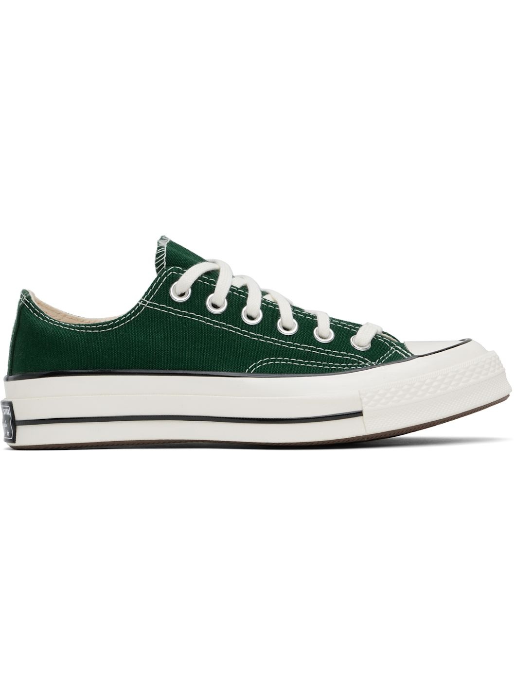 Green Chuck 70 Low Top Sneakers - 1