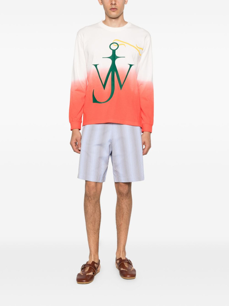 JW Anderson Dip Dye Anchor long-sleeve T-shirt outlook