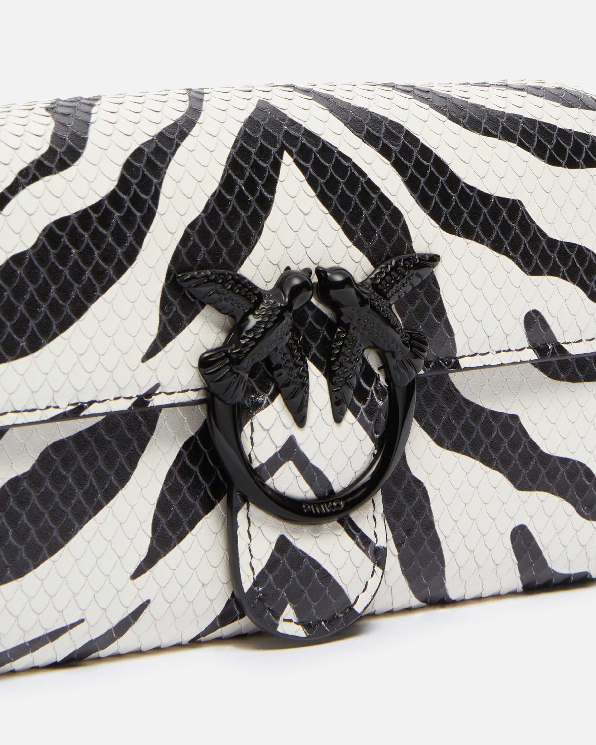 ZEBRA-PATTERNED WALLET WITH SHOULDER STRAP - 3