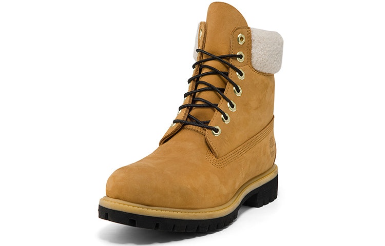 (WMNS) Timberland 6 Inch Premium Shearling Boots 'Wheat Nubuck' A2GMD - 3