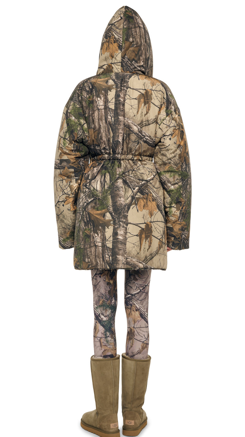 HOODED SLEEPING BAG COAT TO KNEE 3