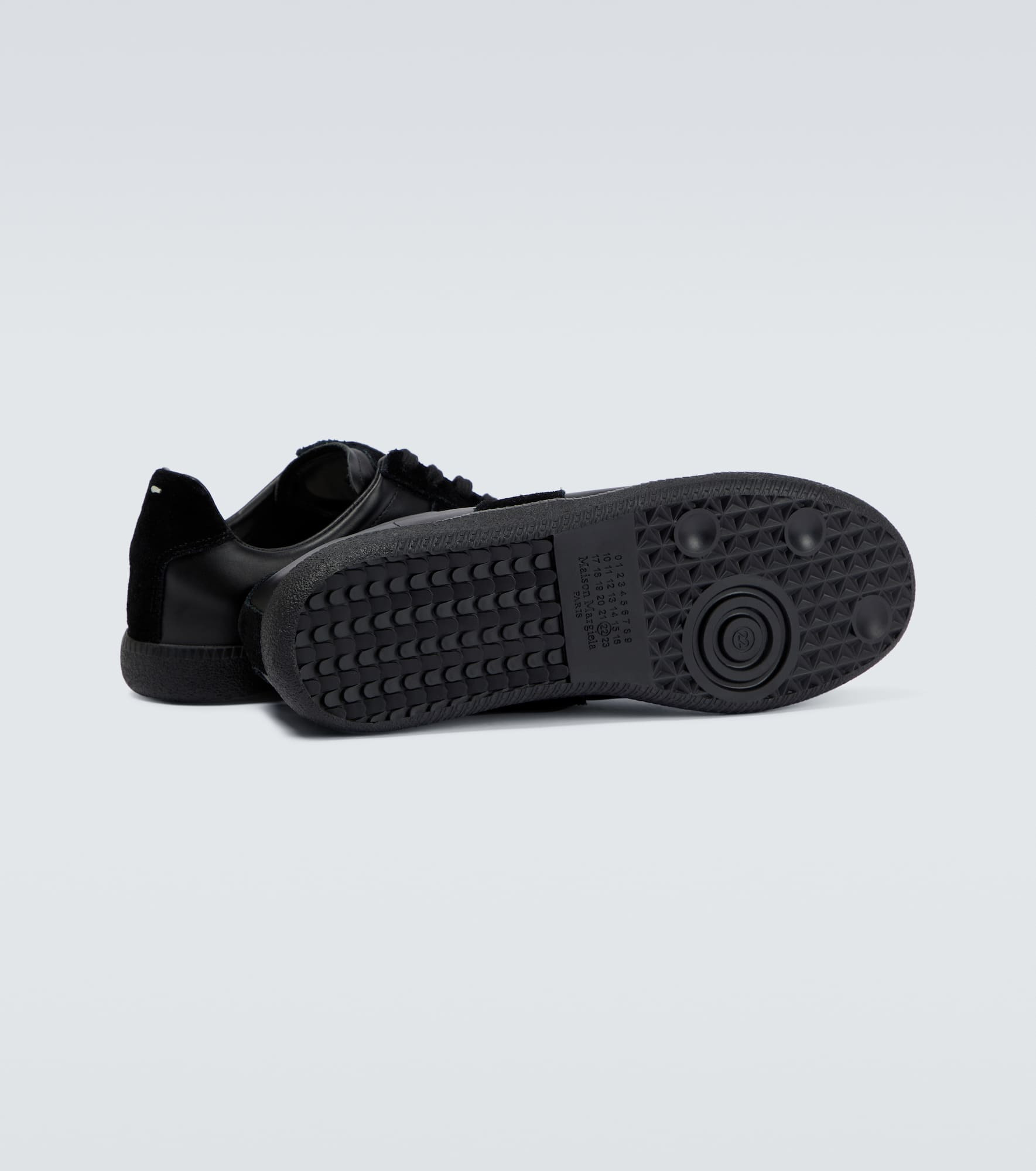 Replica leather and suede sneakers - 7