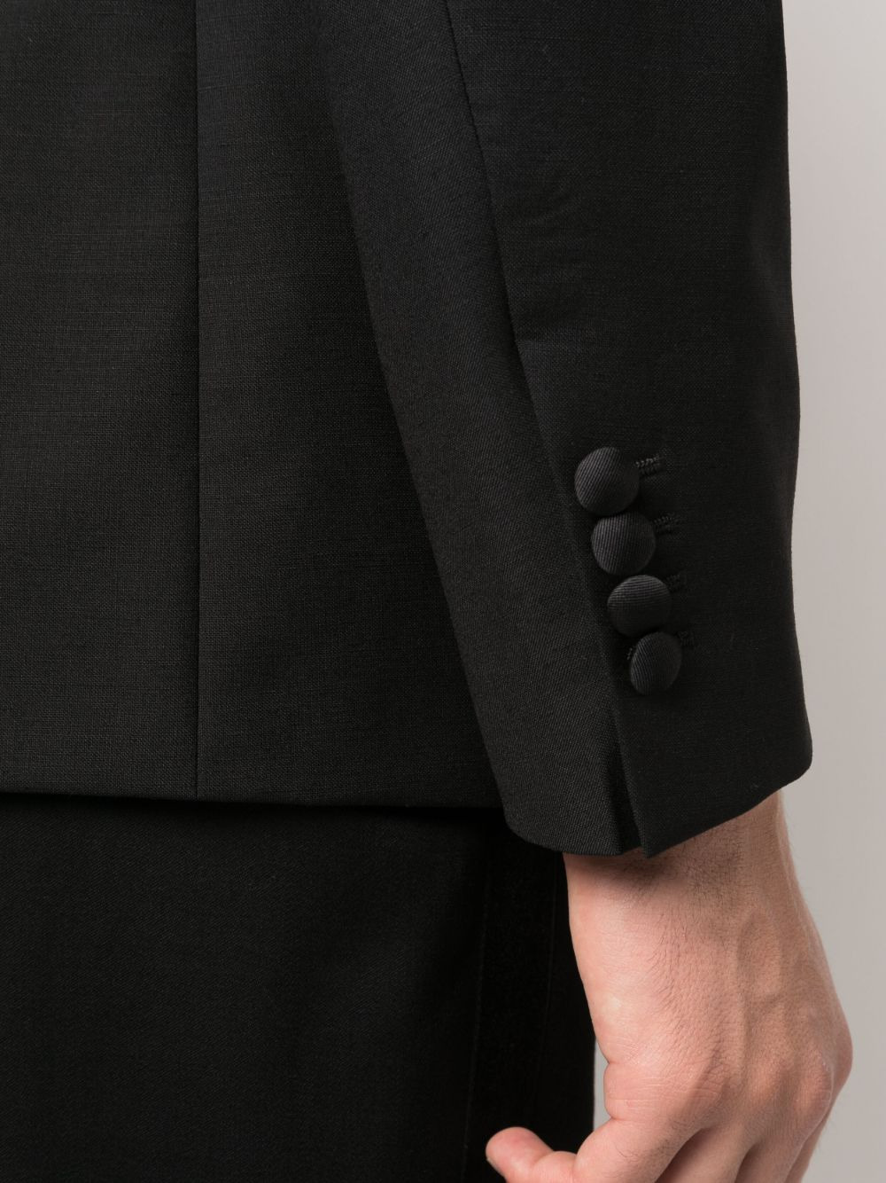 single-breasted tailored blazer - 5