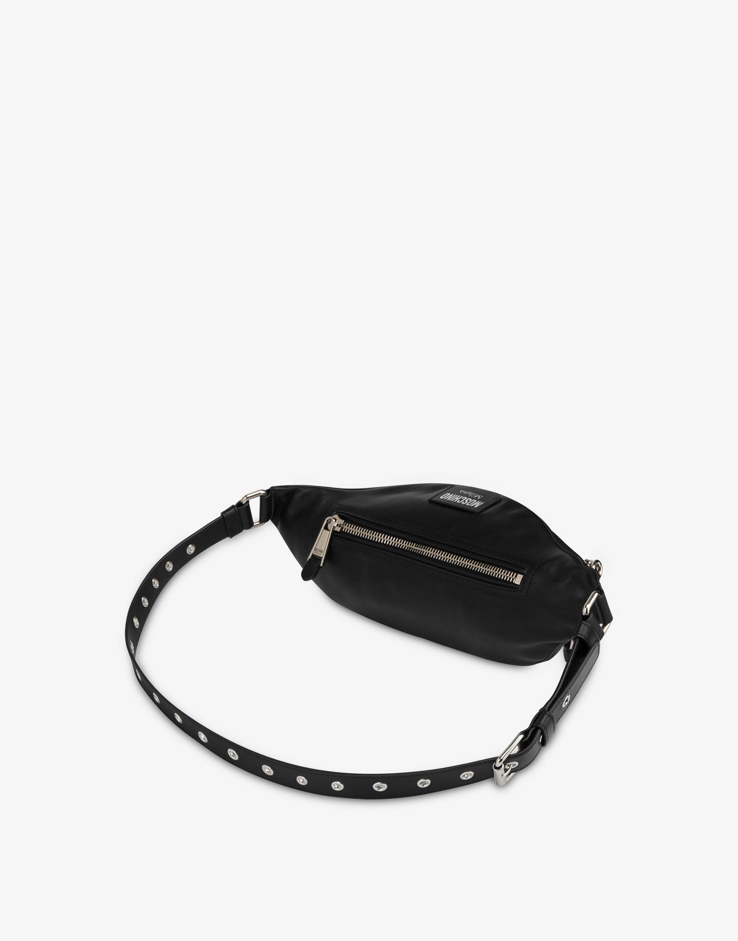 BIKER CALFSKIN WAIST BAG - 2