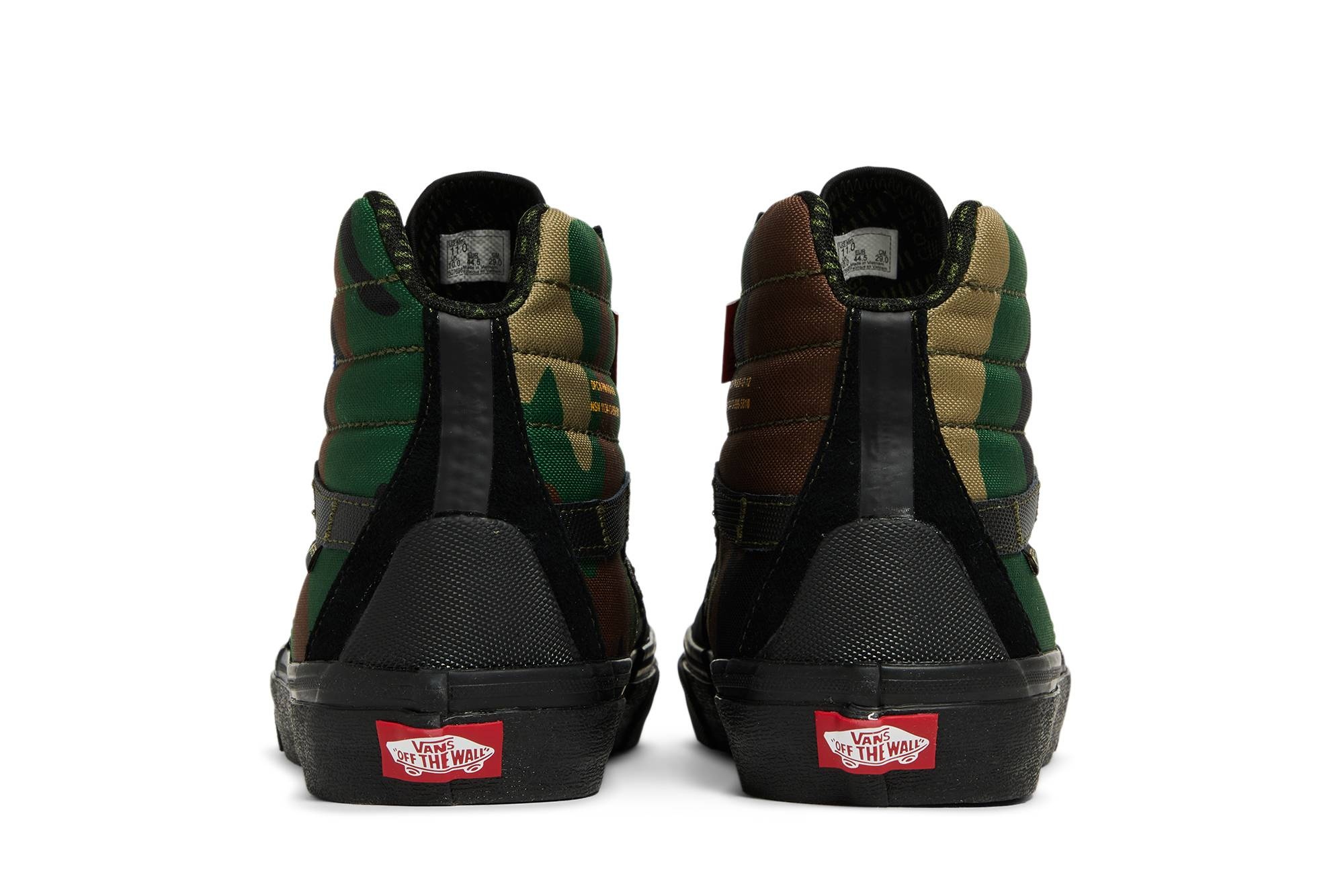 DEFCON x Sk8-Hi Notchback GTX 'Black Woodland Camo' - 6