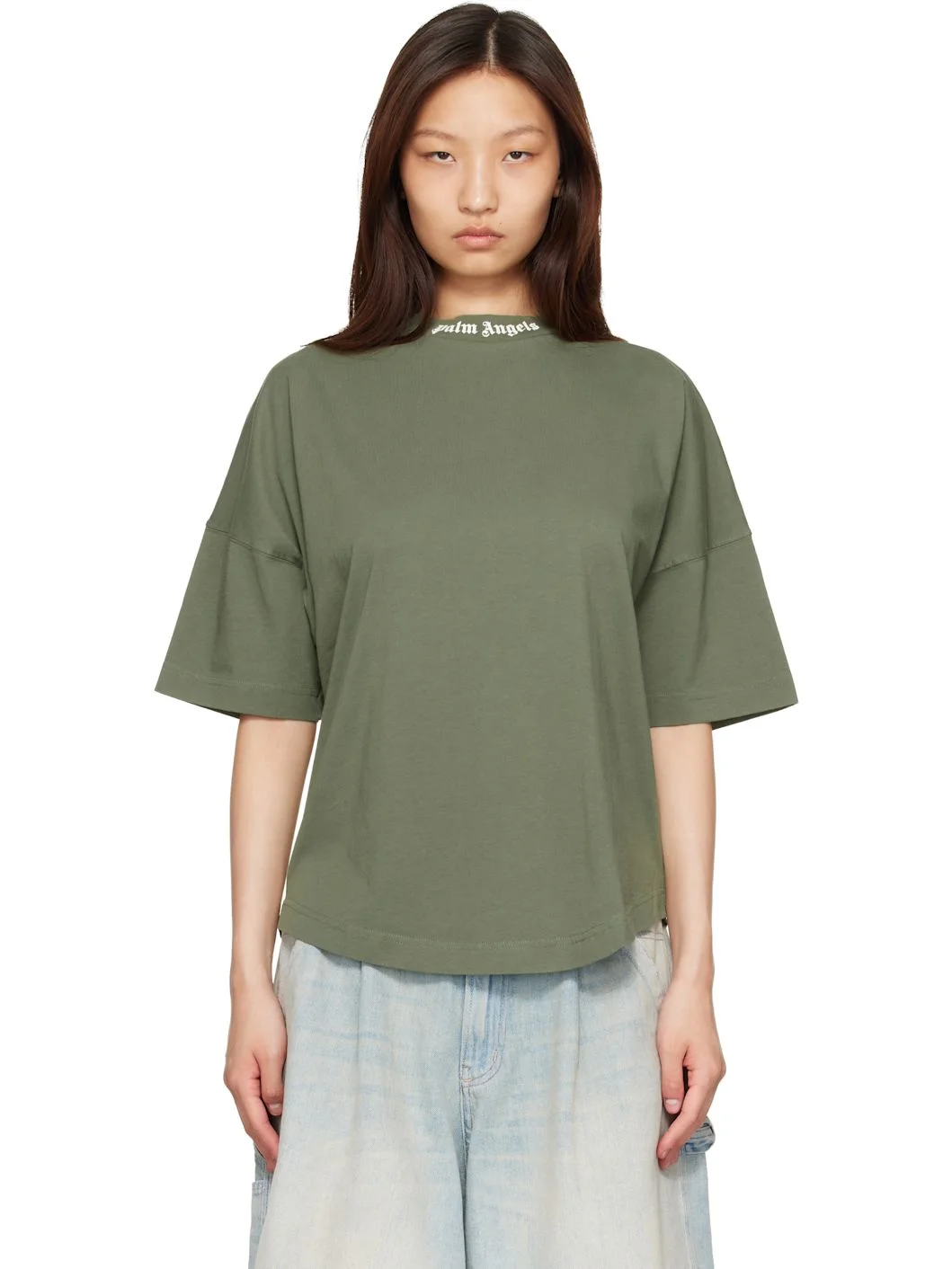 Khaki Classic Logo Over T-shirt - 1