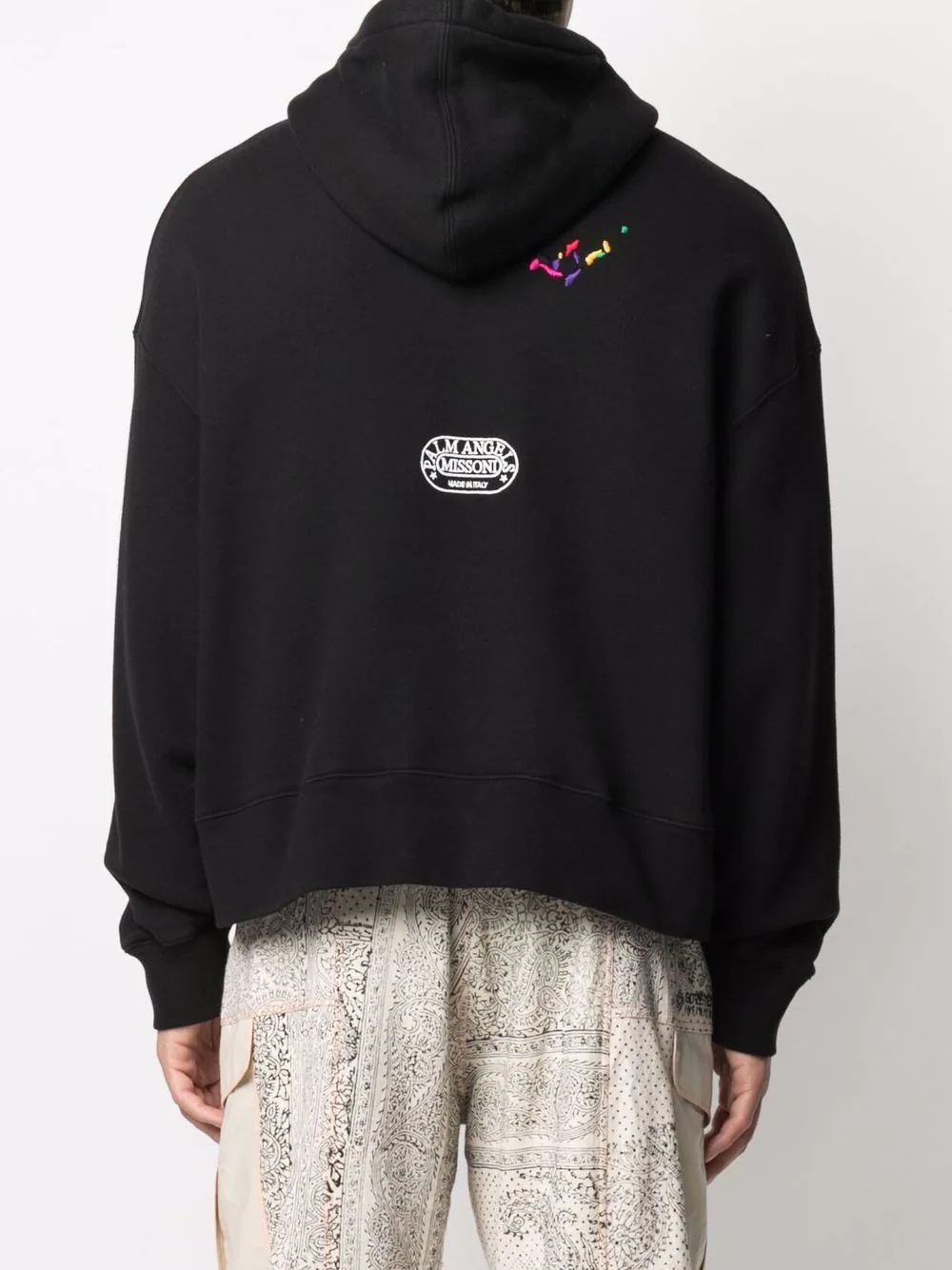 x Missoni Mind graphic logo embroidered hoodie - 4