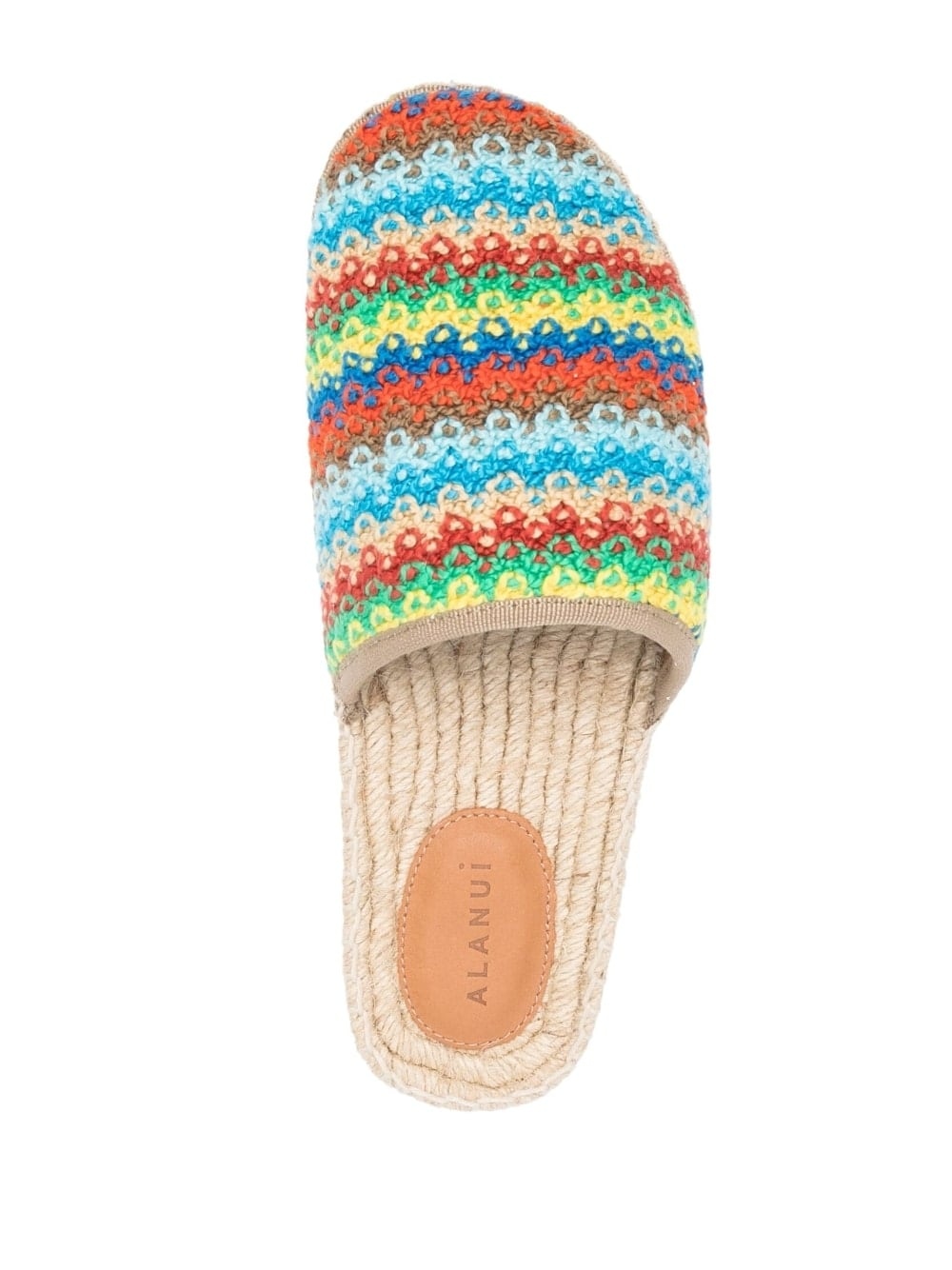 interwoven stripe-pattern slides - 4