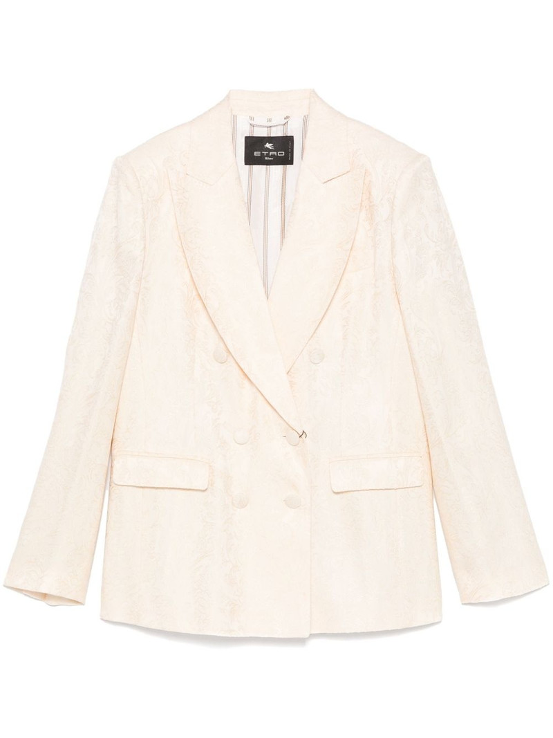 floral-jacquard blazer 1