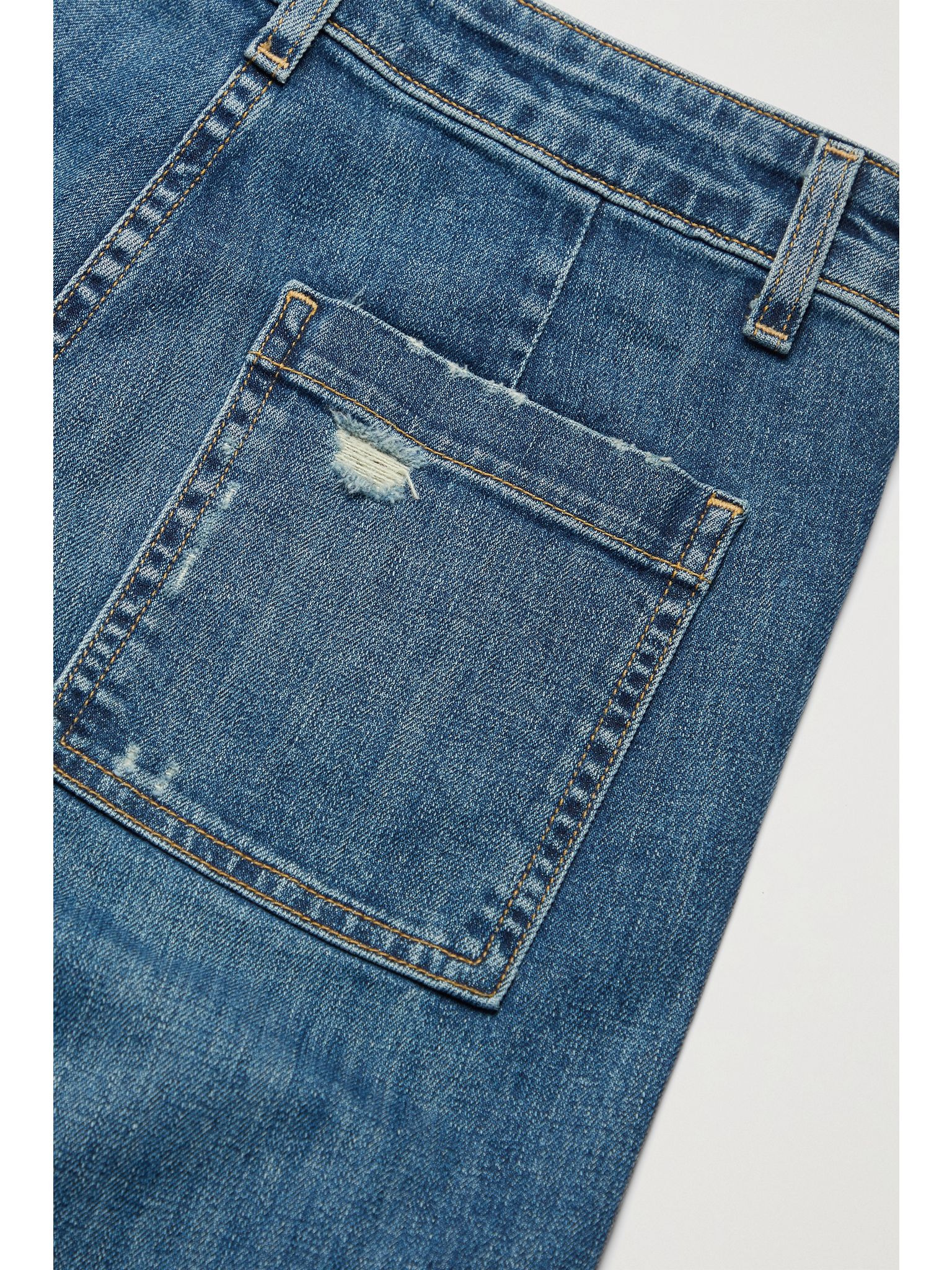 Megan high-rise wide-leg jeans Mid denim - 6