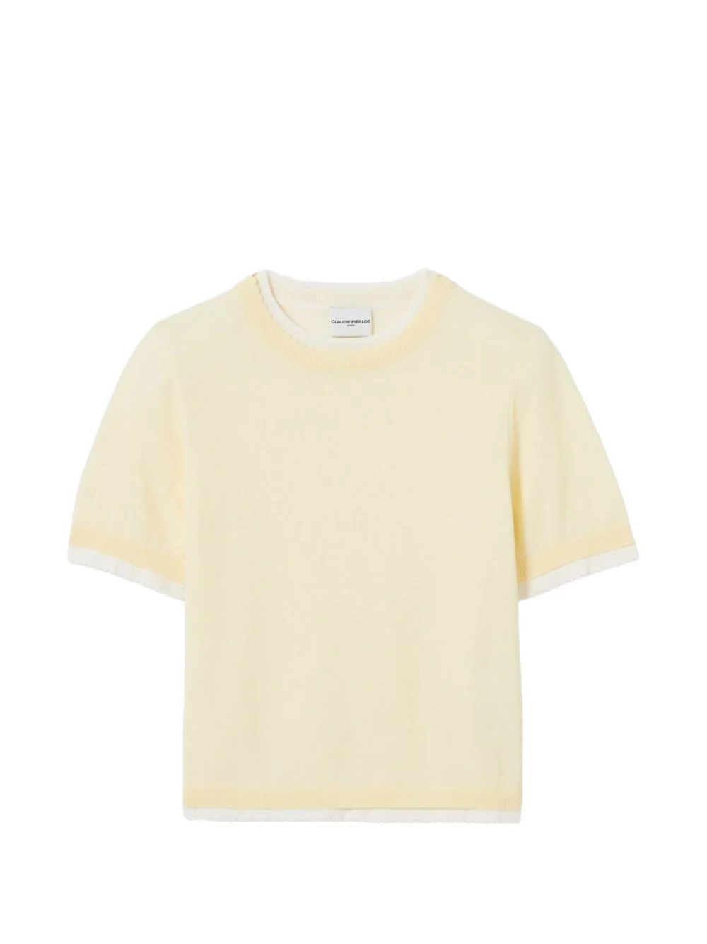 contrast knit jumper - 1