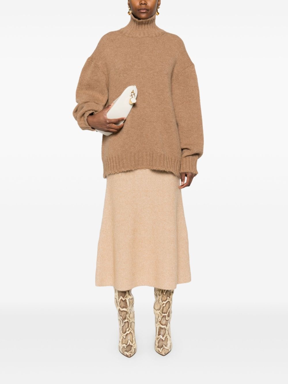 high-neck sweater - 2
