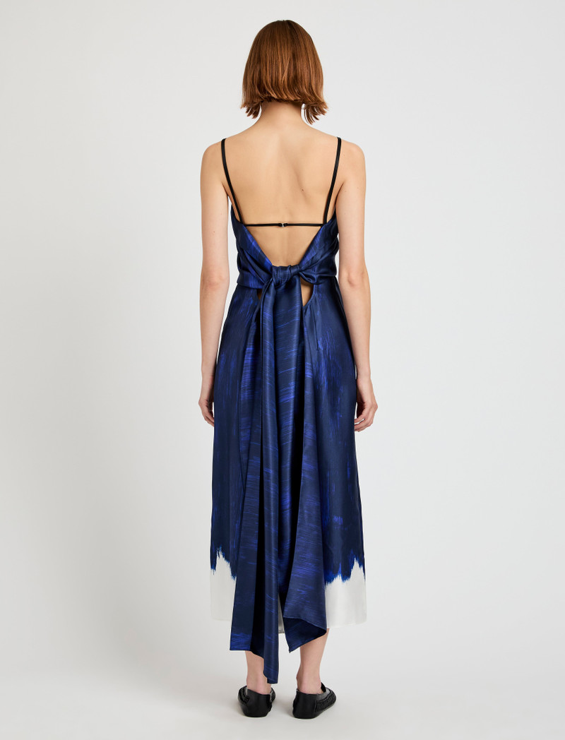 Wilma Dress in Double Printed Silk Twill 7