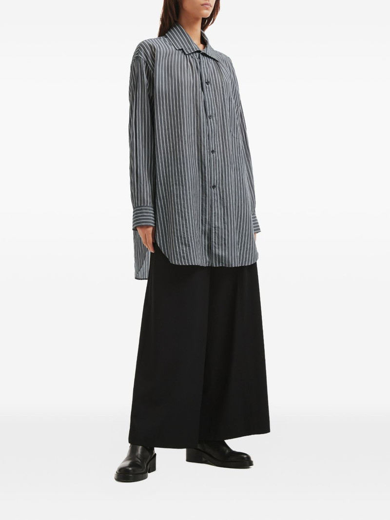 Y's striped chest-pocket shirt outlook
