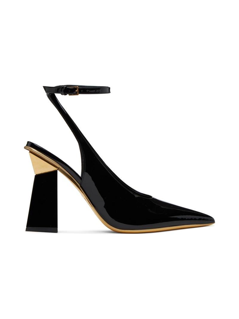 Black One Stud Hyper Heels 1