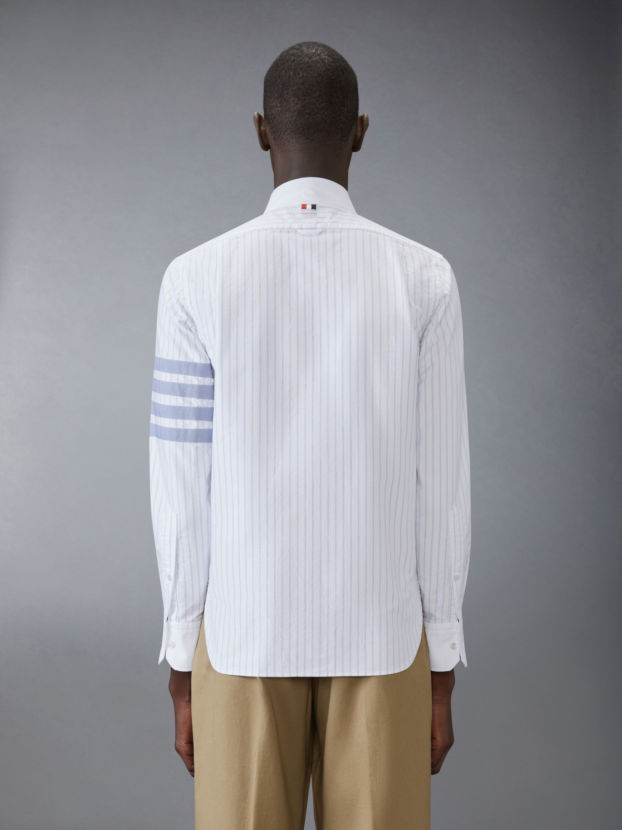 Oxford 4-Bar Shadow Pinstripe Shirt - 3