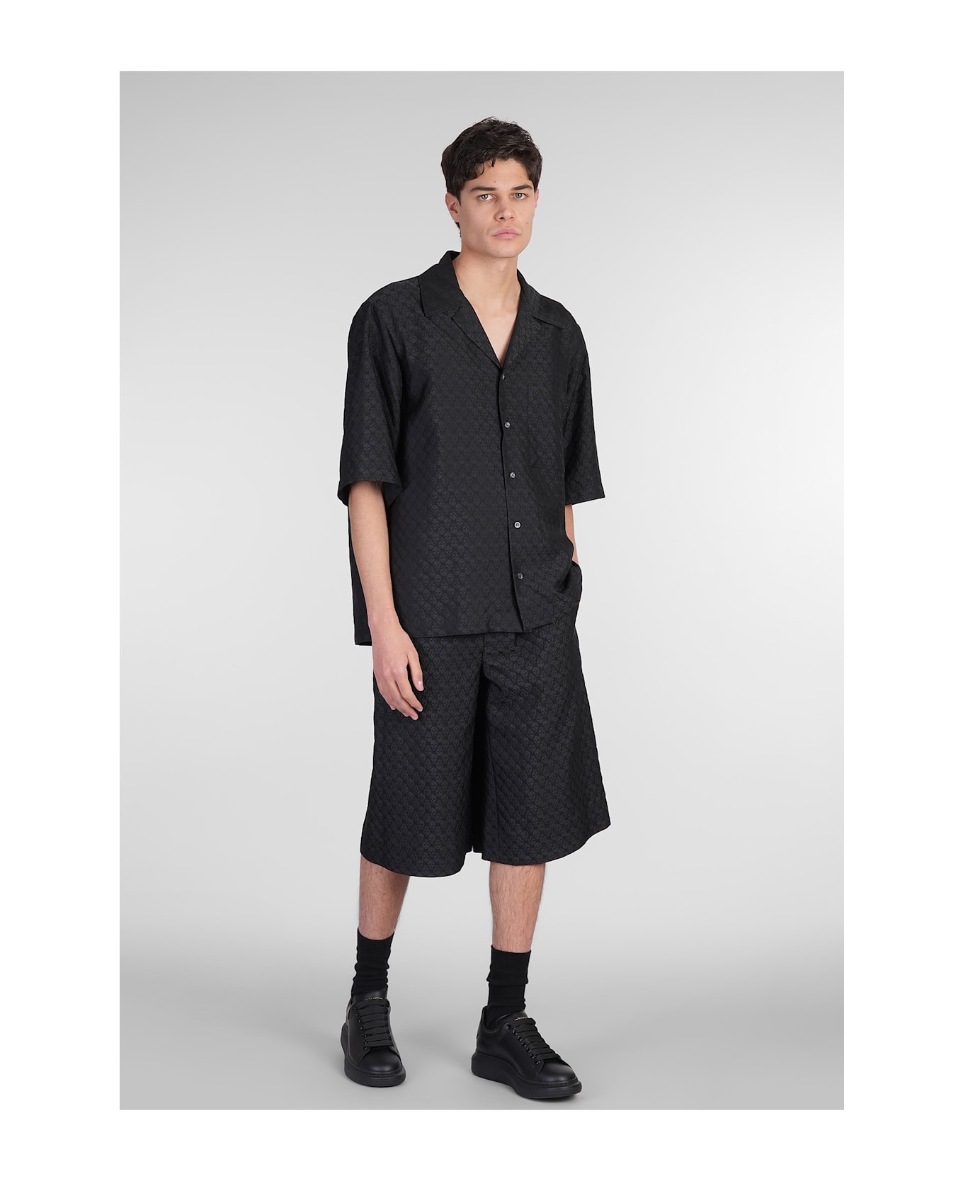 Shirt In Black Viscose - 2