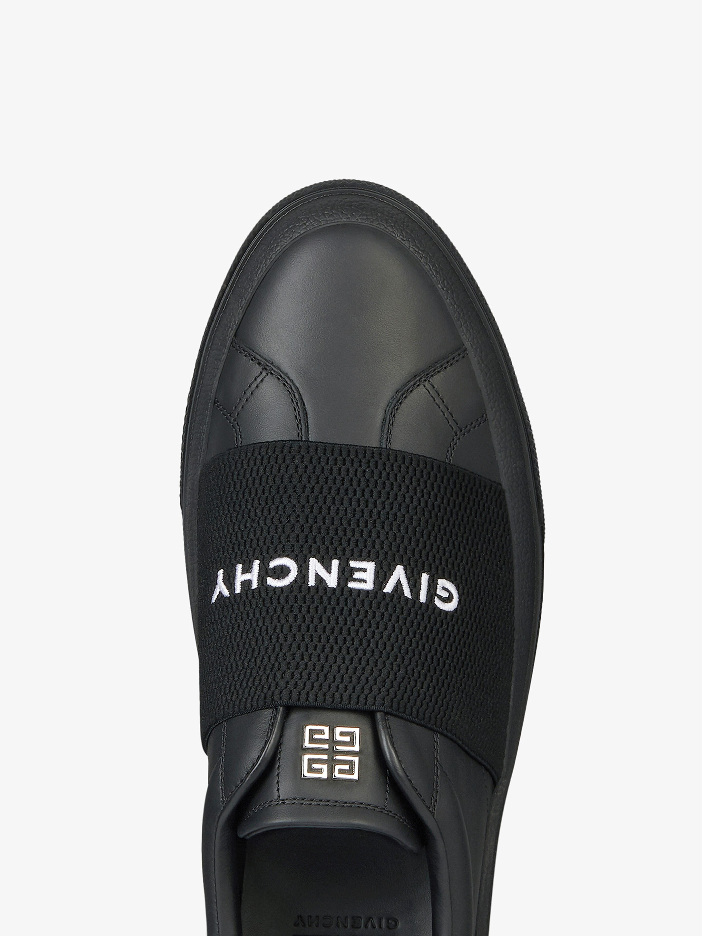 SNEAKERS CITY SPORT IN LEATHER WITH GIVENCHY WEBBING - 6