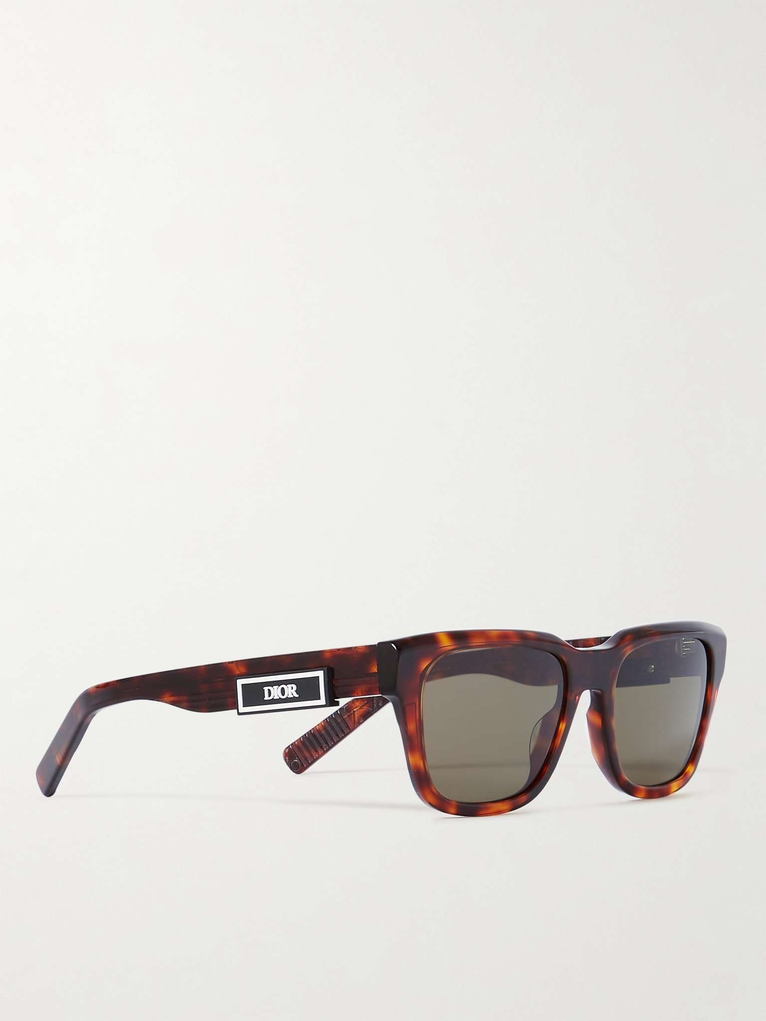 Square-Frame Tortoiseshell Acetate Sunglasses