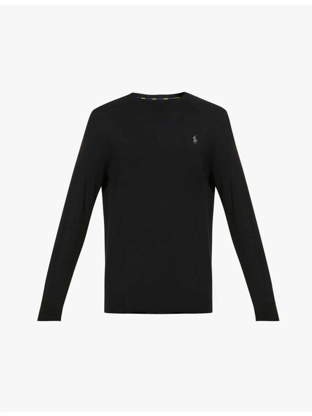 Long-sleeved crewneck cotton jumper - 1