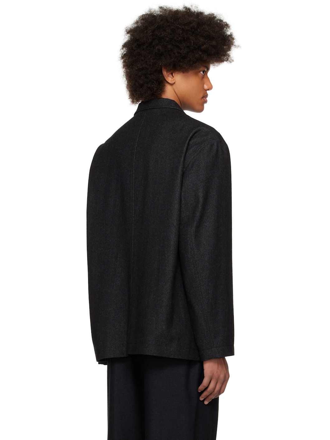 Gray Relaxed SB Workwear Blazer - 3