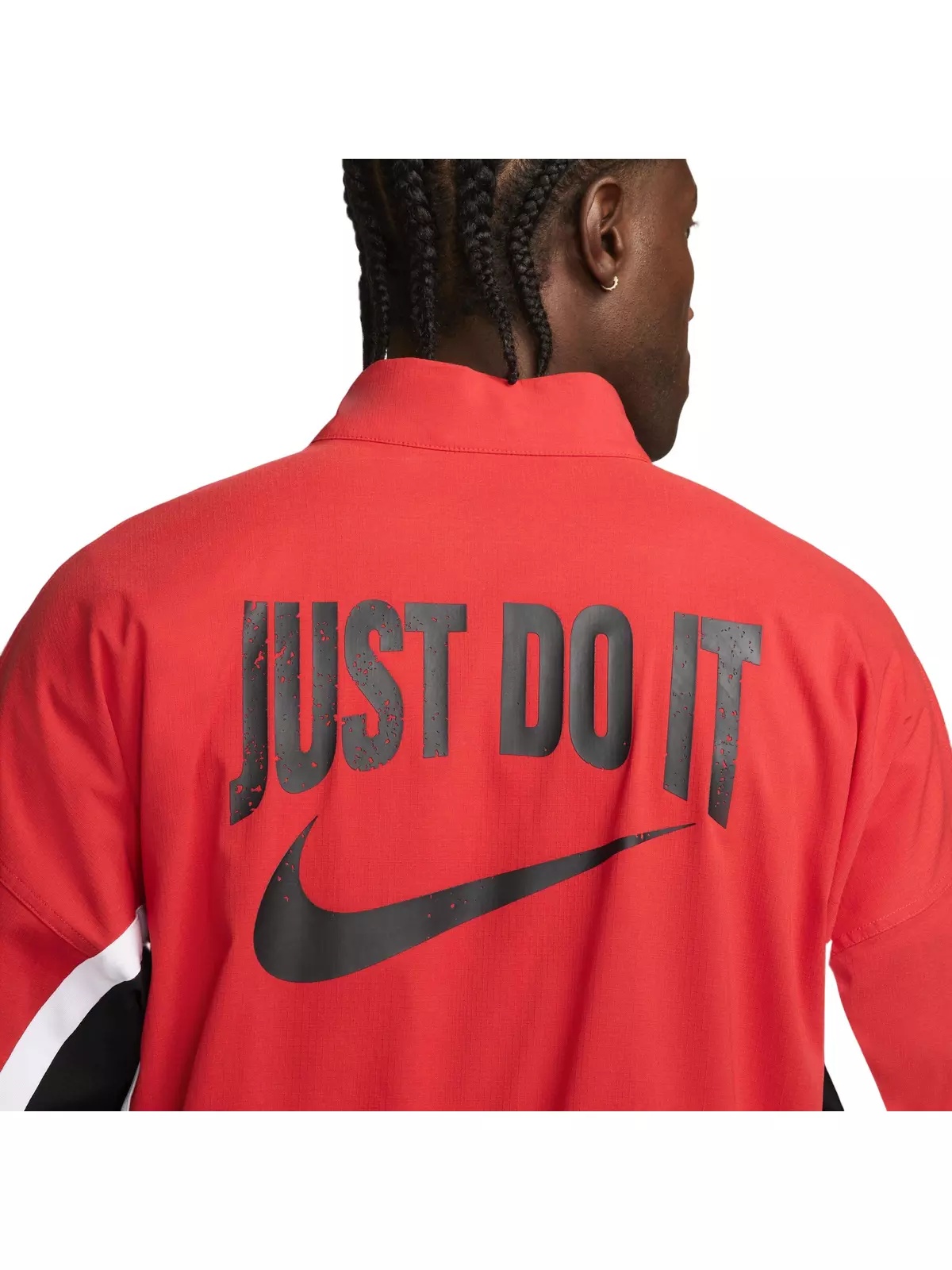 Men's DNA Woven Basketball Jacket-Red - 5