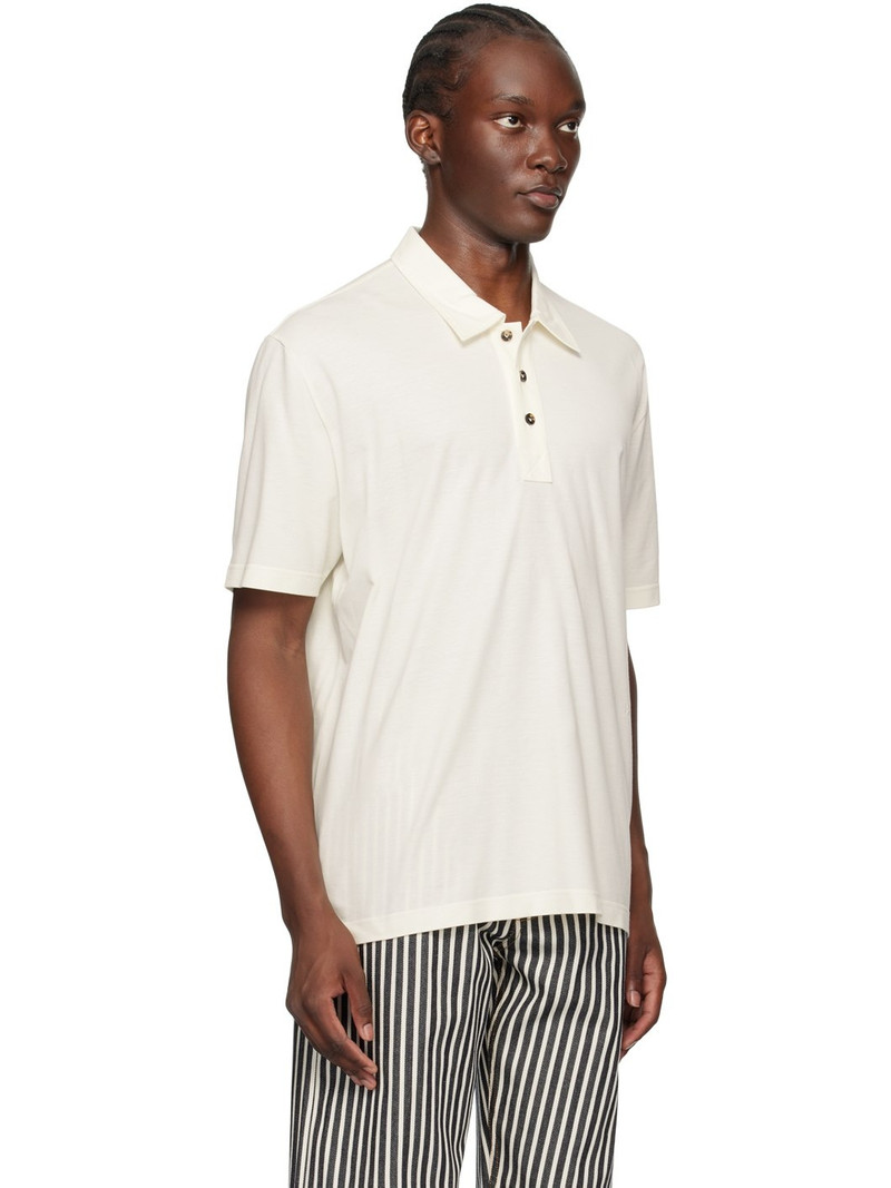 Bottega Veneta Off-White Light Polo outlook