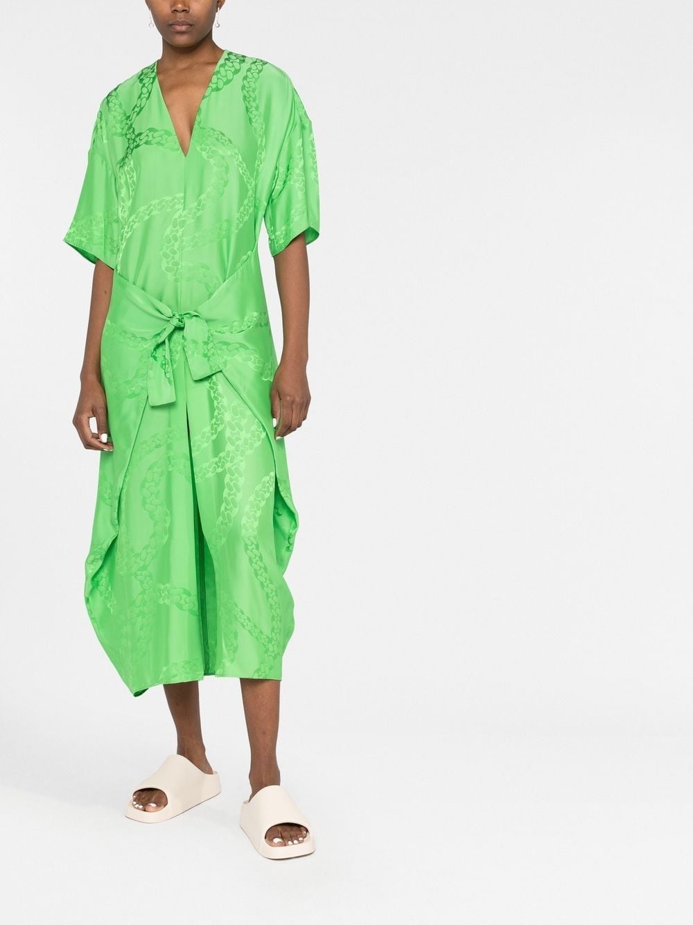 jacquard maxi dres - 2