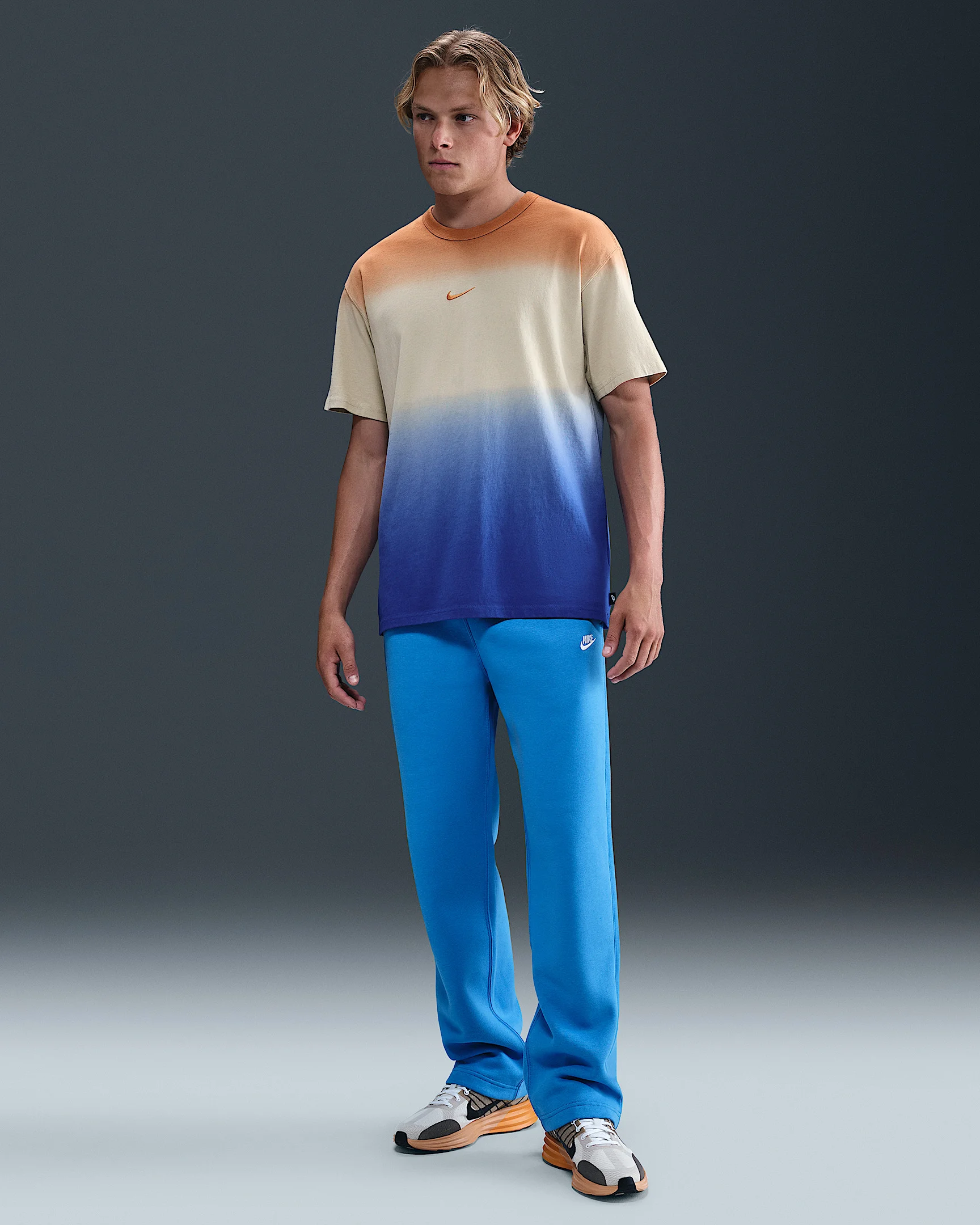 Nike Club Men's Open-Hem Fleece Pants - 1