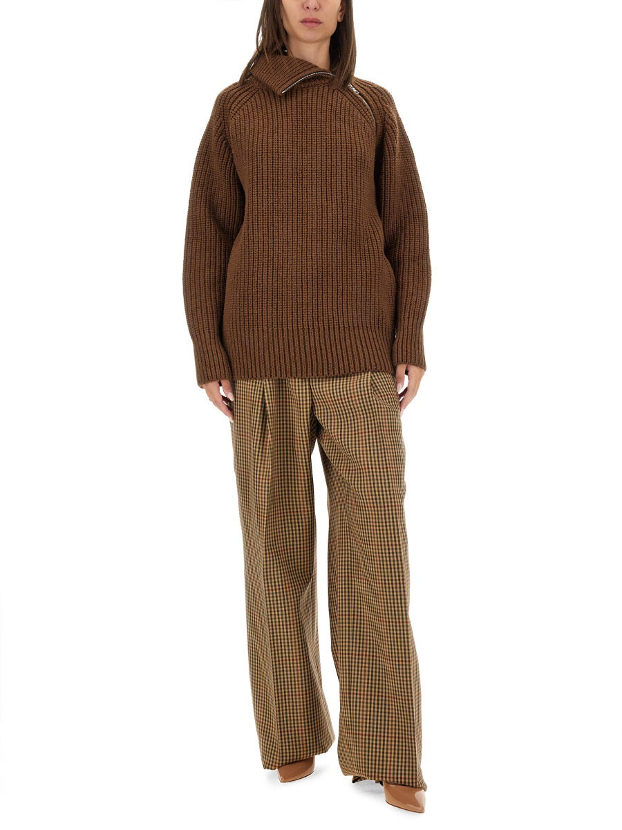 Dries Van Noten Women Pants With Check Pattern - 2