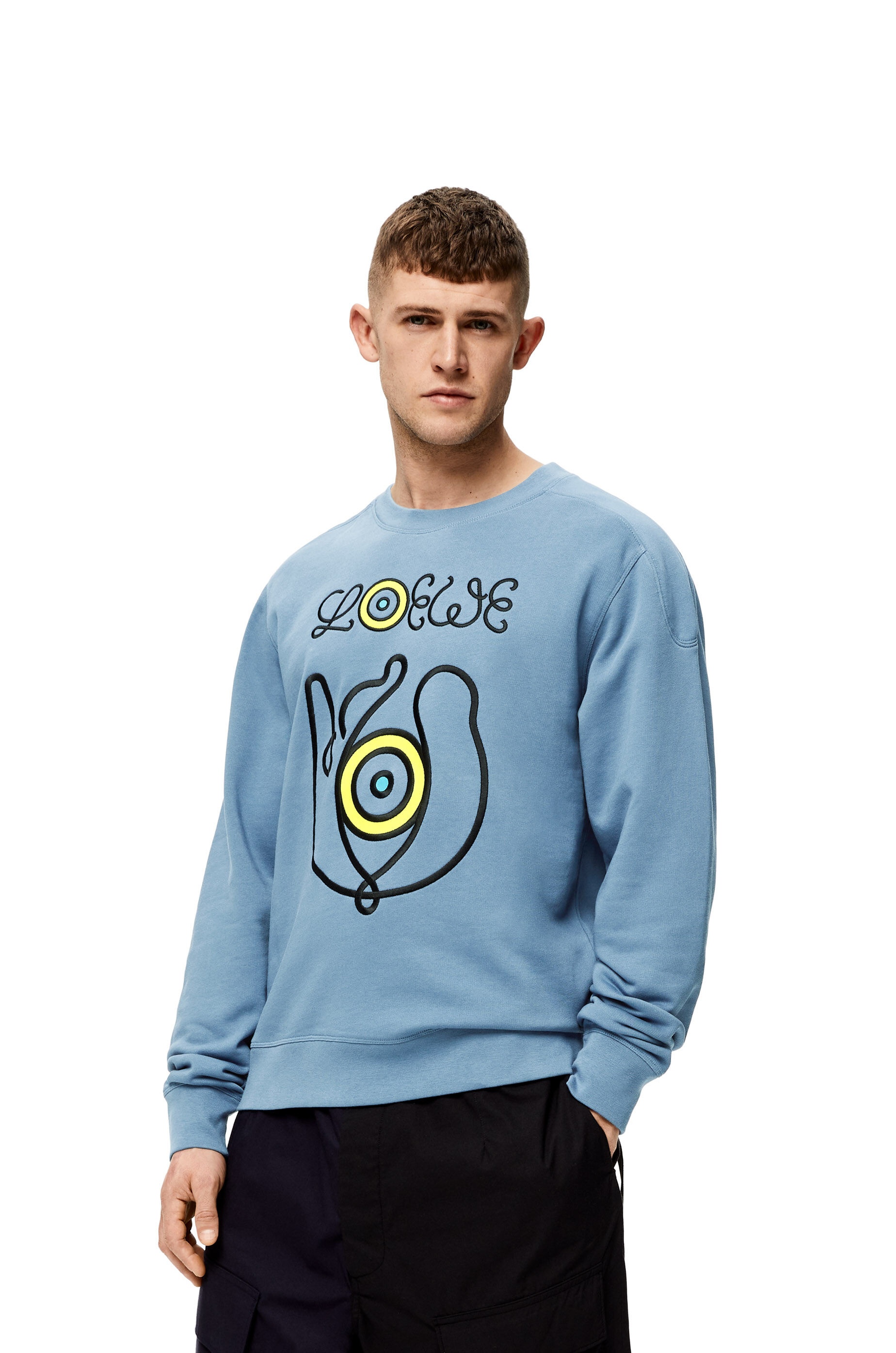 Logo sweatshirt in cotton - 3