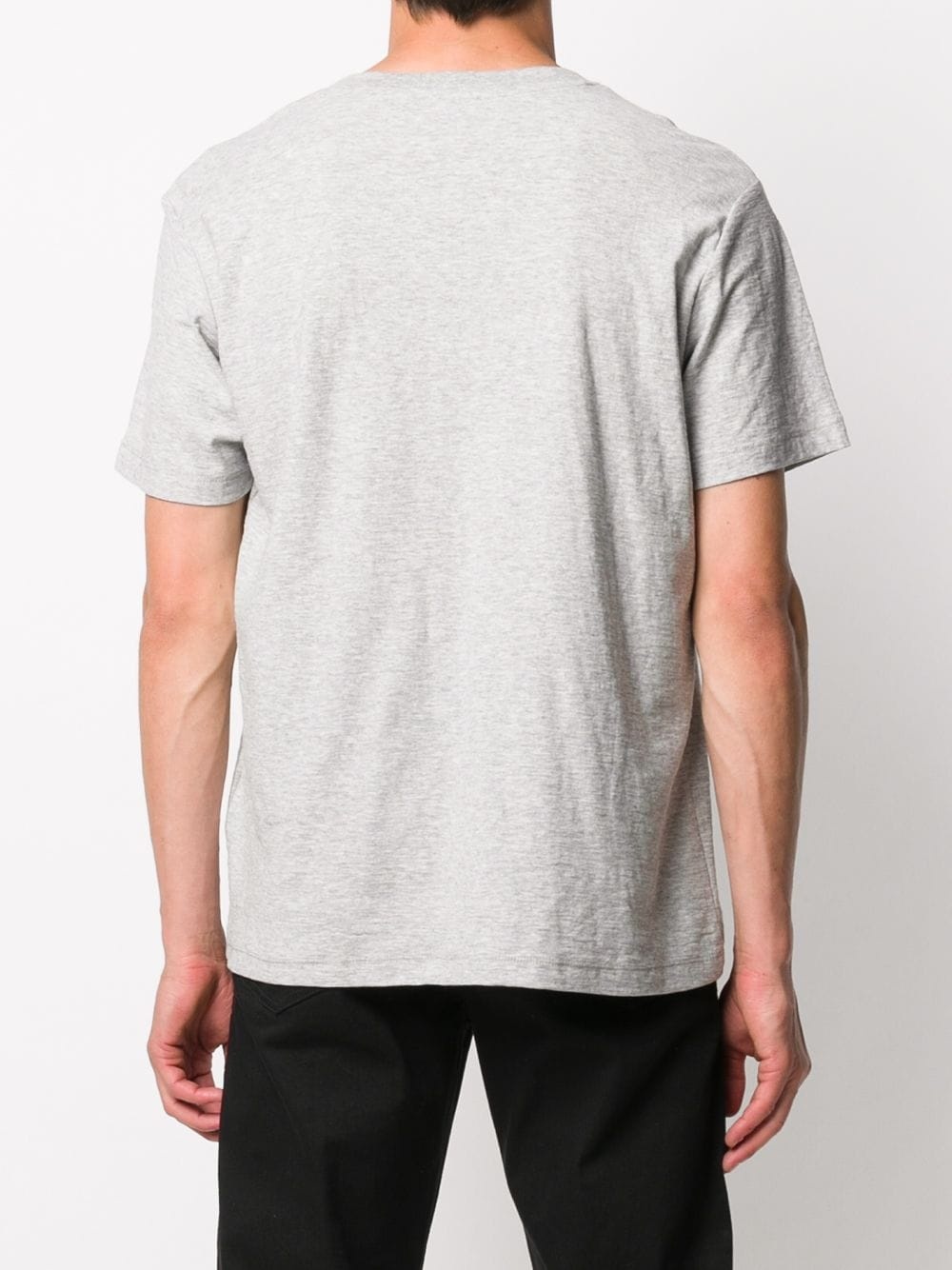 V-neck slub cotton T-shirt - 4