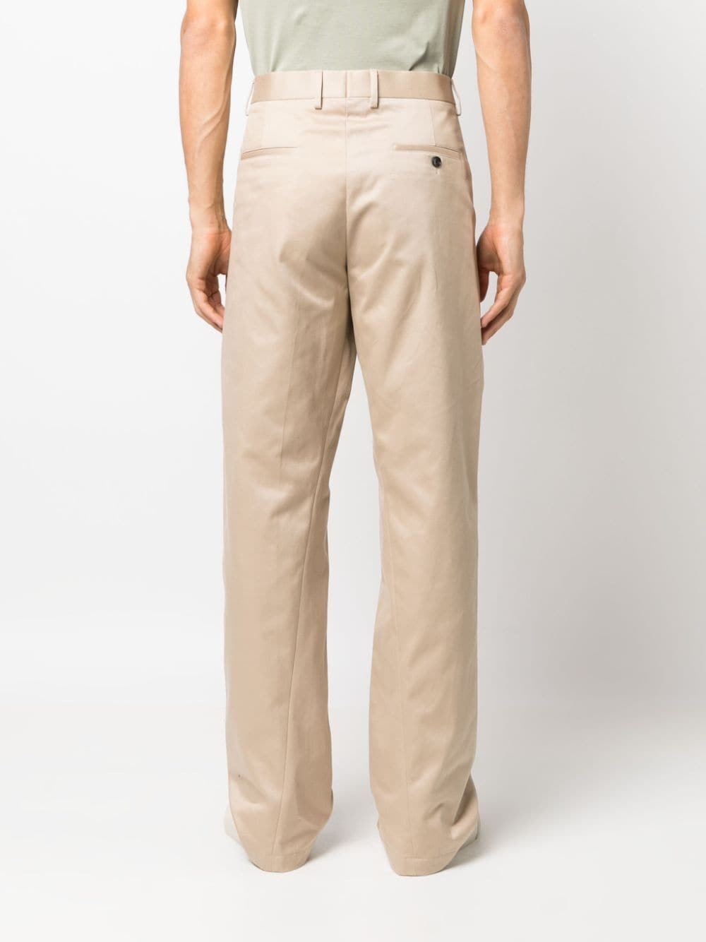 Twisted cotton chino trousers - 4