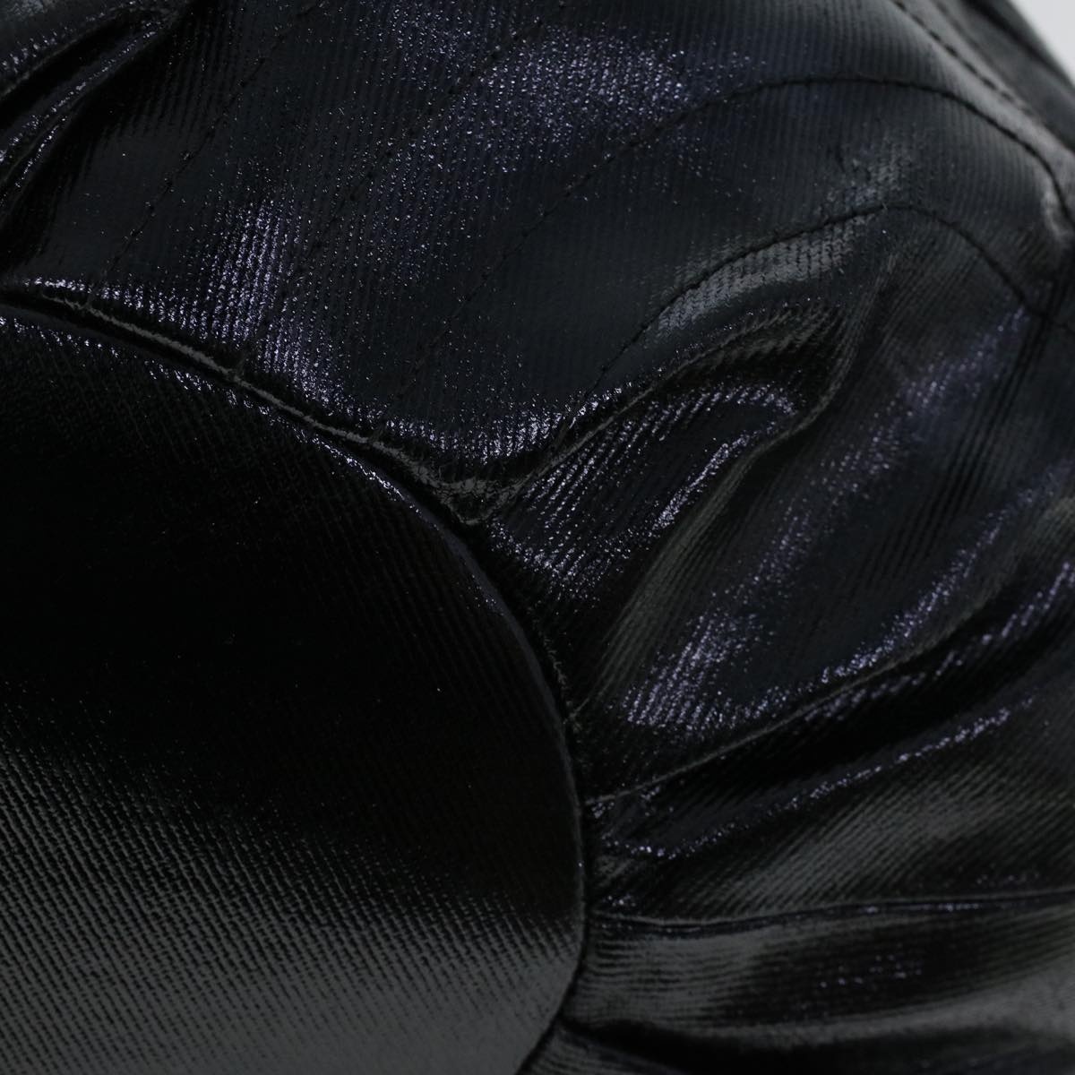 Burberry Blue Label Shoulder Bag Coated Canvas Black - 9