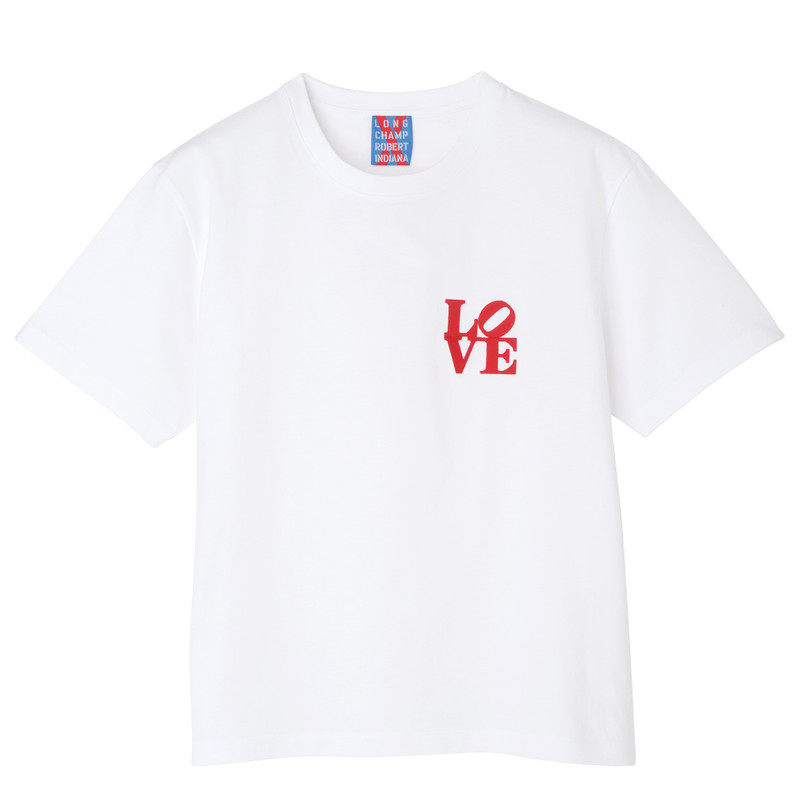 Longchamp x Robert Indiana T-shirt White - Knit 1
