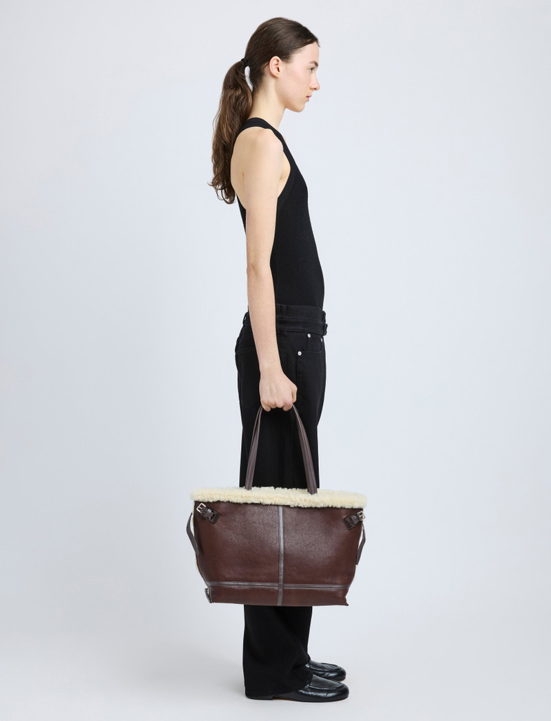 Days Tote in Nappa Shearling 5