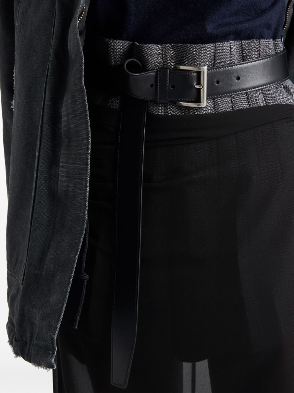 Prada Women Gonna Pencil In Georgette - 5